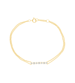 Aerial 18k Yellow Gold Bracelet